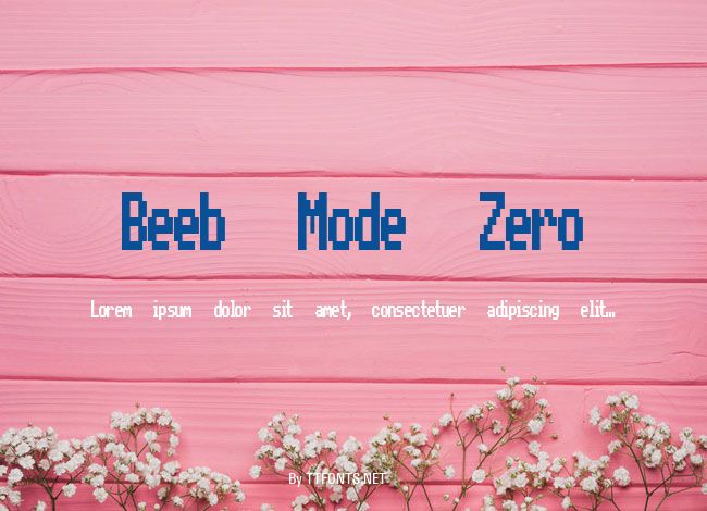 Beeb Mode Zero example